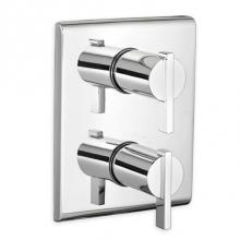 American Standard T184740.002 - Time Square® 2-Handle Thermostatic Shower Valve Trim Kit