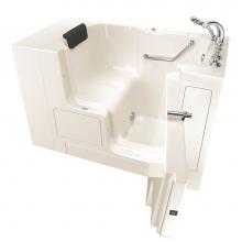 American Standard 3252OD.109.SRL-PC - Gelcoat Premium Series 32 x 52 -Inch Walk-in Tub With Soaker System - Right-Hand Drain With Faucet