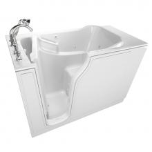 American Standard 3052.509.CLW - Gelcoat Value Series 30 x 52 -Inch Walk-in Tub With Combination Air Spa and Whirlpool Systems - Le