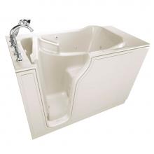 American Standard 3052.509.WLL - Gelcoat Value Series 30 x 52 -Inch Walk-in Tub With Whirlpool System - Left-Hand Drain With Faucet