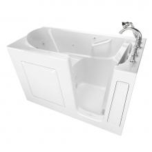 American Standard 3060.509.WRW - Gelcoat Value Series 30 x 60 -Inch Walk-in Tub With Whirlpool System - Right-Hand Drain With Fauce