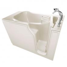 American Standard 3052.509.ARL - Gelcoat Value Series 30 x 52 -Inch Walk-in Tub With Air Spa System - Right-Hand Drain With Faucet