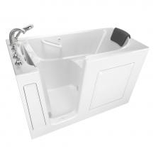 American Standard 3060.109.SLW - Gelcoat Premium Series 30 x 60 -Inch Walk-in Tub With Soaker System - Left-Hand Drain With Faucet