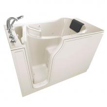 American Standard 3052.109.WLL - Gelcoat Premium Series 30 x 52 -Inch Walk-in Tub With Whirlpool System - Left-Hand Drain With Fauc