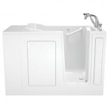 American Standard 2848.509.SRW - Gelcoat Value Series 28 x 48-Inch Walk-in Tub With Soaker System - Right-Hand Drain With Faucet