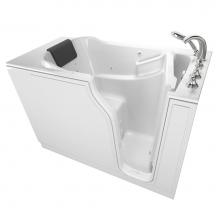 American Standard 3052.109.WRW - Gelcoat Premium Series 30 x 52 -Inch Walk-in Tub With Whirlpool System - Right-Hand Drain With Fau