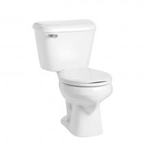 Mansfield Plumbing 131-3120WHT - Alto 1.28 Round 10'' Rough-In Toilet Combination