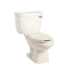 Mansfield Plumbing 147-123RHBIS - Quantum 1.6 Elongated Toilet Combination, Right-Hand, Biscuit