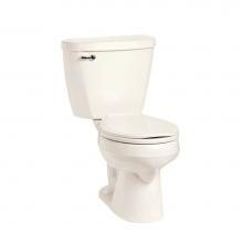 Mansfield Plumbing 380-386LTBIS - Summit 1.6 Round Toilet Combination