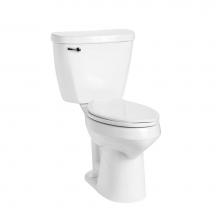 Mansfield Plumbing 385-386LTWHT - Summit 1.6 Elongated SmartHeight 10'' Rough-In Toilet Combination