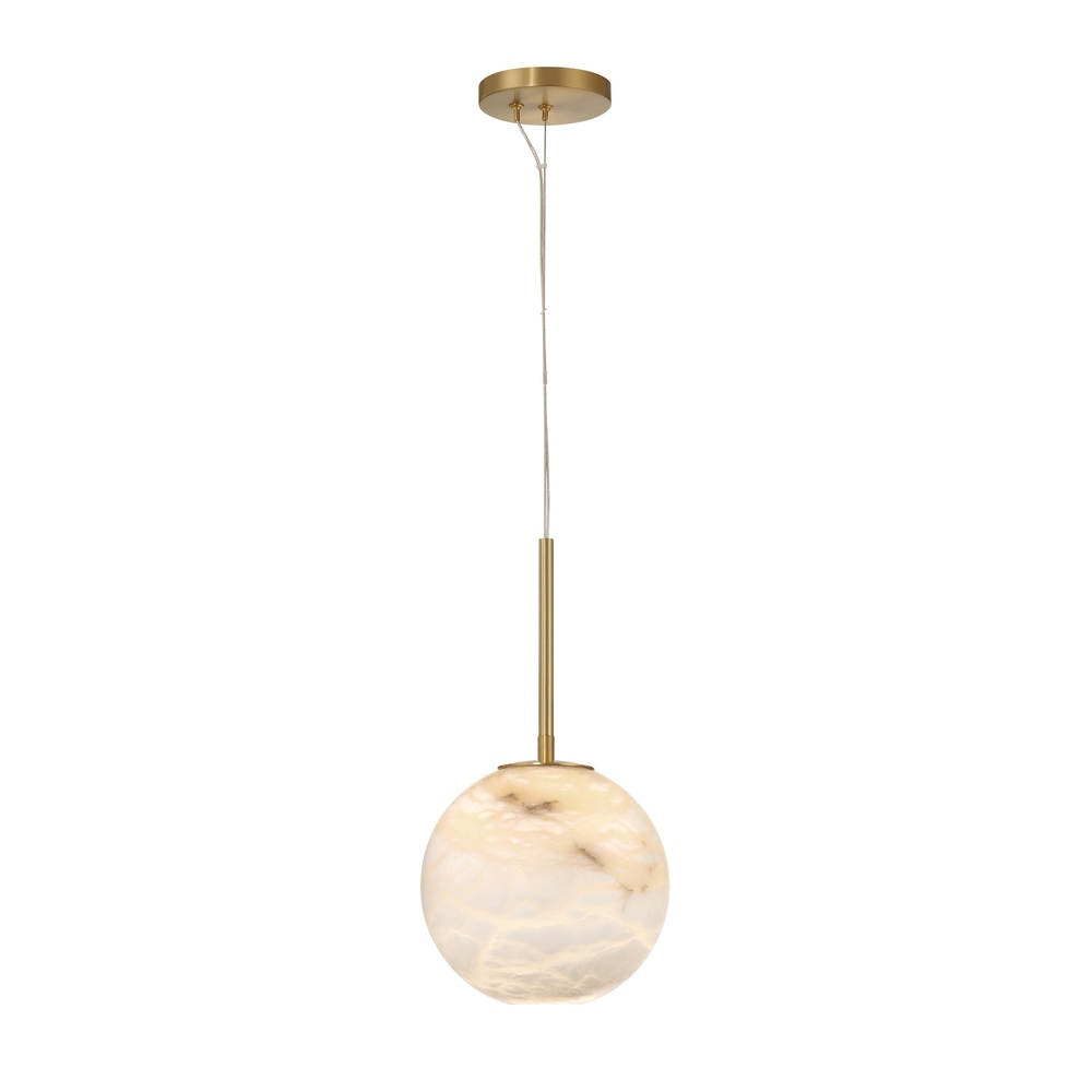 Kepler 8&#34; LED Pendant In Gold