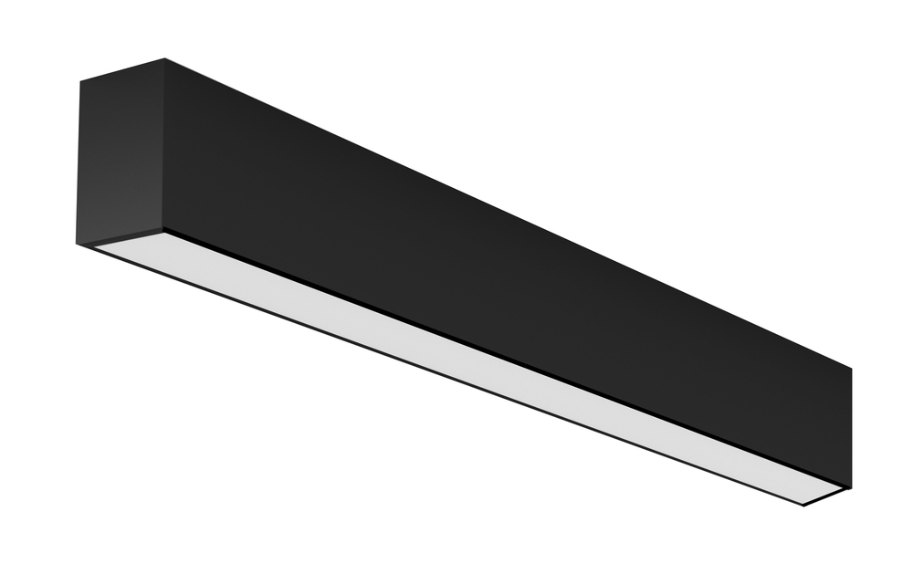 4&#39; LED Linear Surface Mount, 2&#34;Wide, 3500K, Black