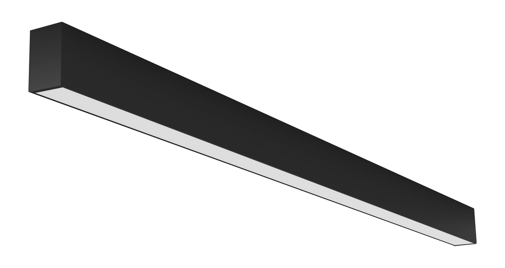 8&#39; LED Linear Surface Mount, 2&#34;Wide, 3500K, Black