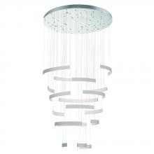 Eurofase 43902-038 - Verdura 1 Light Chandelier in Grey + White