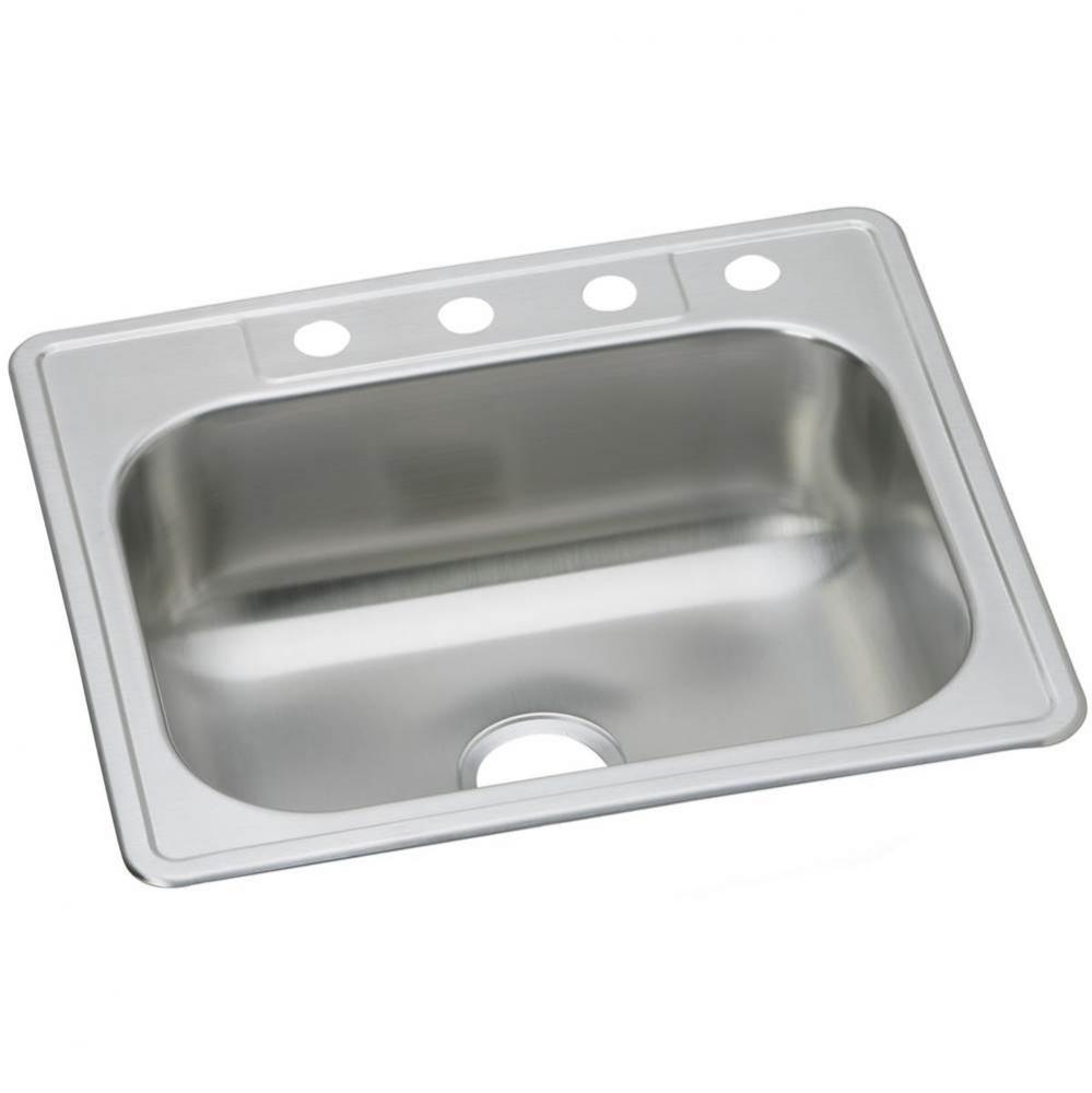 Dayton Stainless Steel 33&apos;&apos; x 22&apos;&apos; x 8-1/16&apos;&apos;, Single Bowl Drop-in S