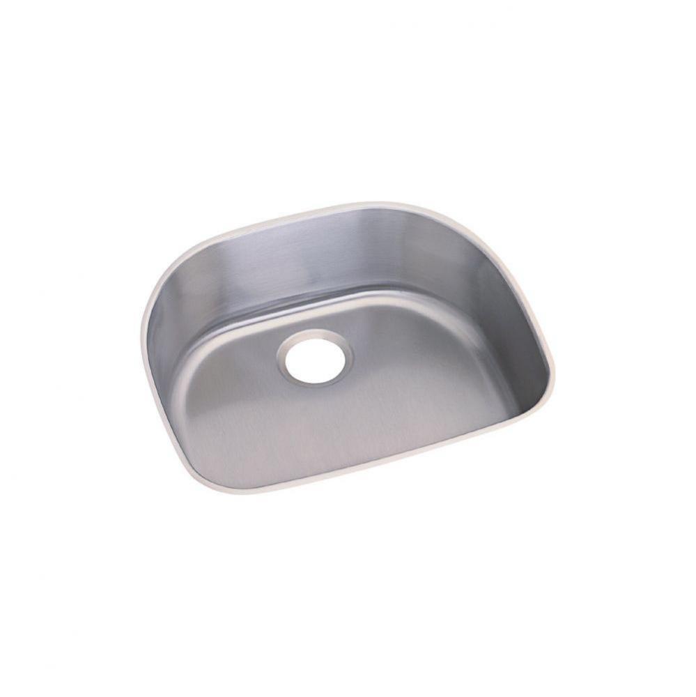 Dayton Stainless Steel 23-1/2&apos;&apos; x 21-1/8&apos;&apos; x 9&apos;&apos;, Single Bowl Underm