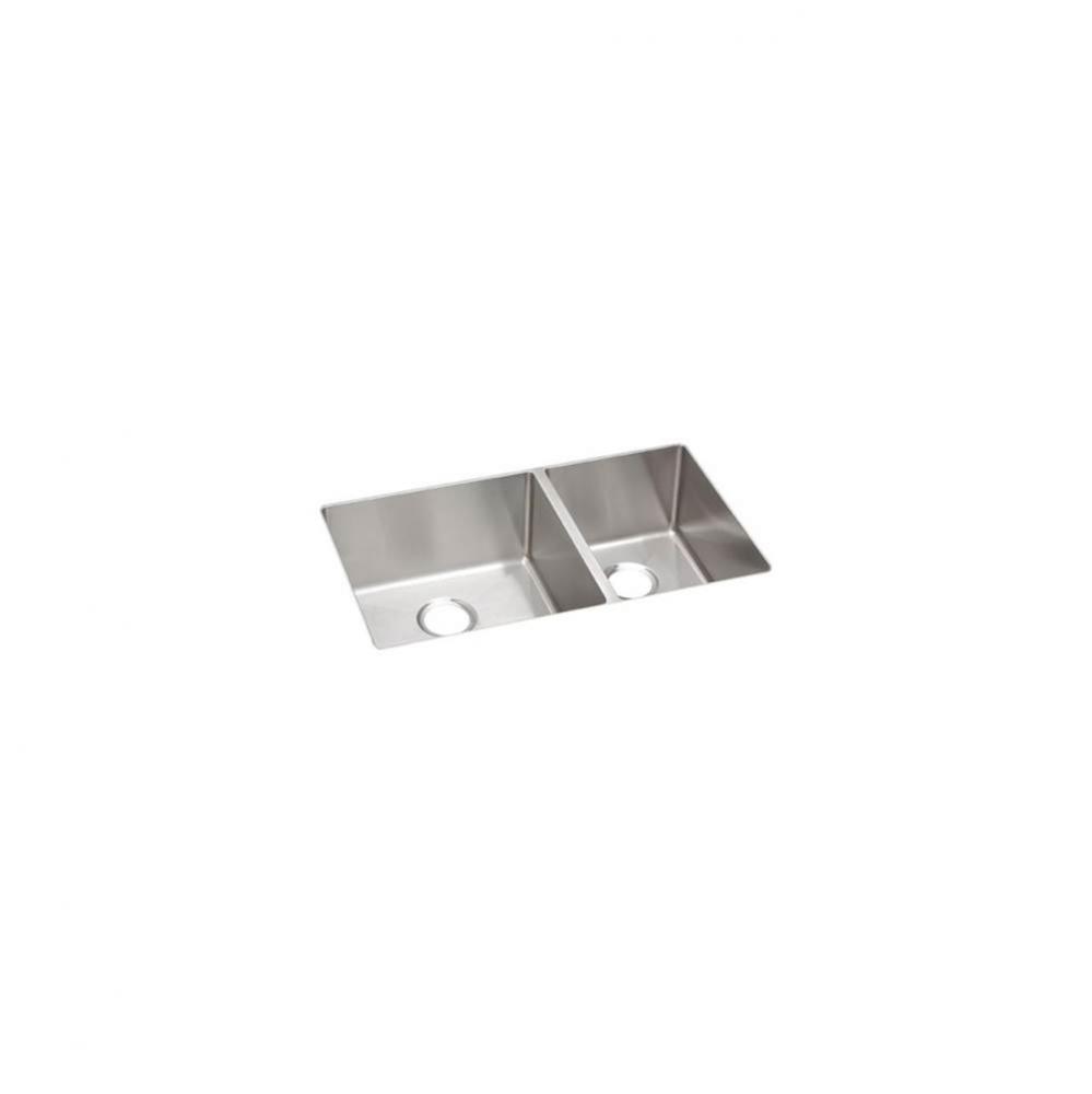 Crosstown 18 Gauge Stainless Steel 31-1/2&apos;&apos; x 18-1/2&apos;&apos; x 9&apos;&apos;, 60/40