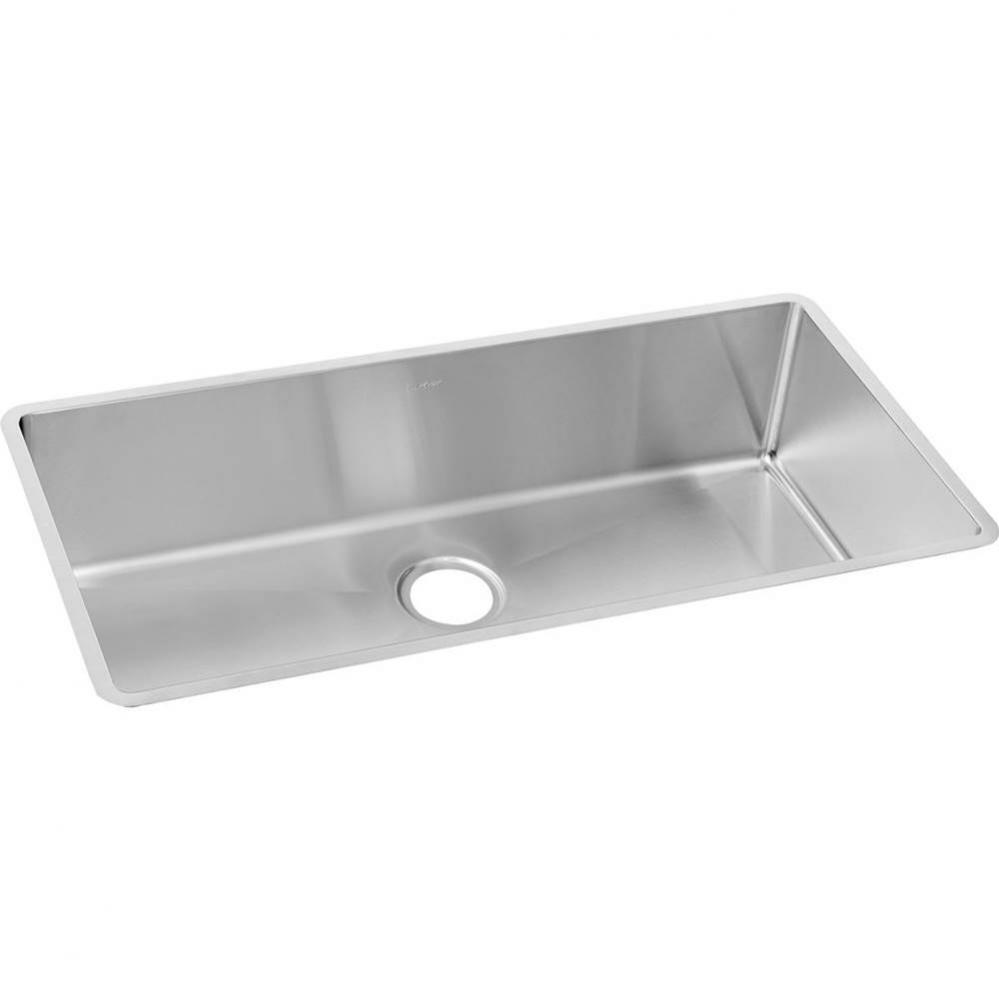 Crosstown 18 Gauge Stainless Steel 36-1/2&apos;&apos; x 18-1/2&apos;&apos; x 9&apos;&apos;, Single