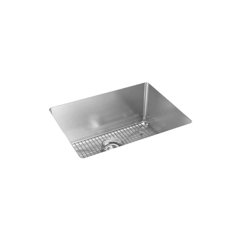 Crosstown 16 Gauge Stainless Steel, 23-1/2&apos;&apos; x 18-1/4&apos;&apos; x 10&apos;&apos; Singl