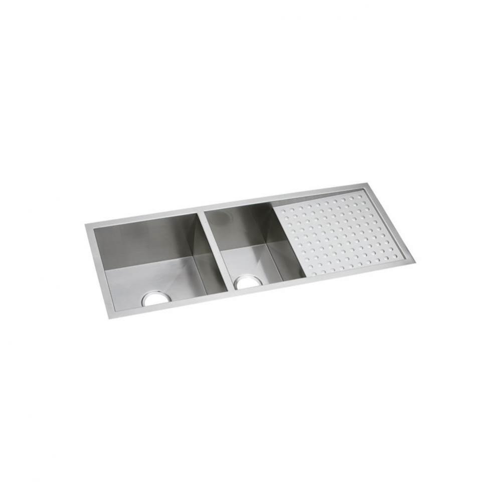 Crosstown 16 Gauge Stainless Steel, 47-1/4&apos;&apos; x 18-1/2&apos;&apos; x 10&apos;&apos;, 60/4