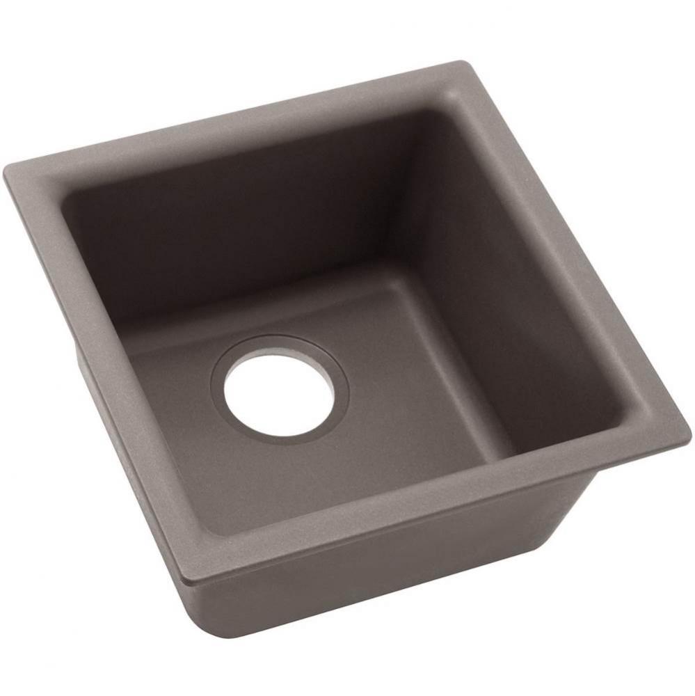 Quartz Classic 15-3/4&apos;&apos; x 15-3/4&apos;&apos; x 7-11/16&apos;&apos;, Single Bowl Dual Mou