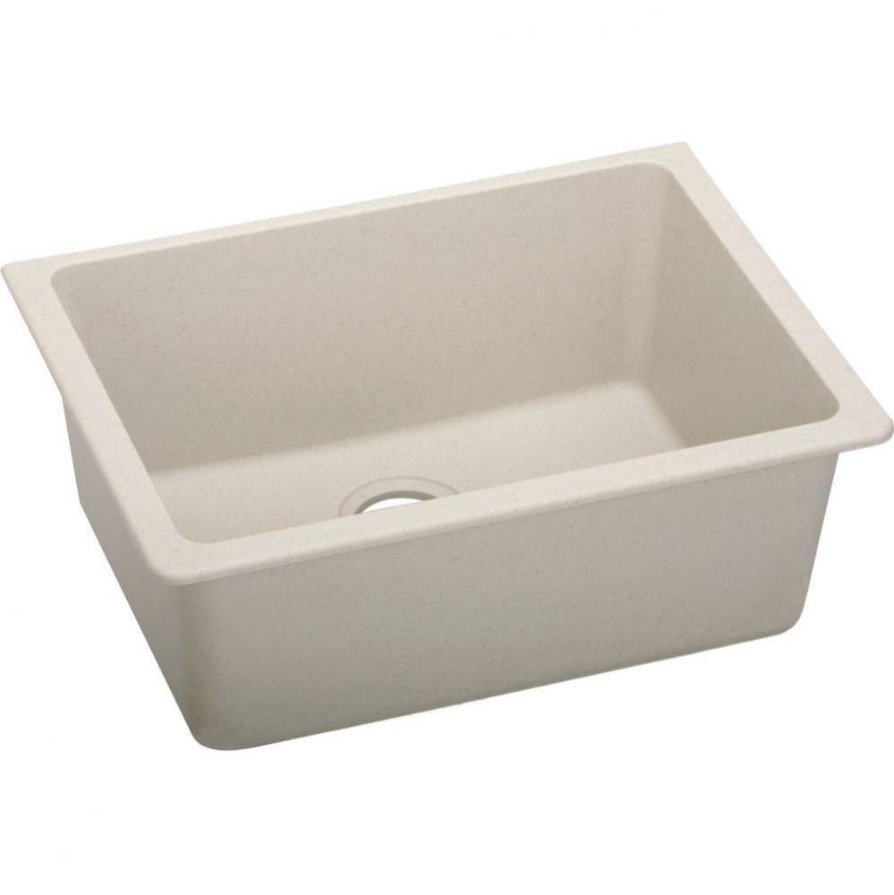 Quartz Classic 24-5/8&apos;&apos; x 18-1/2&apos;&apos; x 9-1/2&apos;&apos;, Single Bowl Undermount