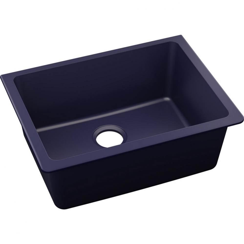 Elkay Quartz Luxe 24-5/8&apos;&apos; x 18-1/2&apos;&apos; x 9-1/2&apos;&apos;, Single Bowl Undermo