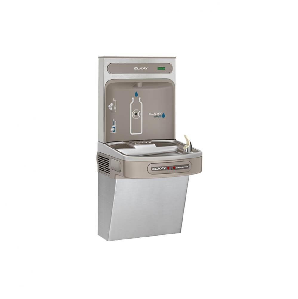 ezH2O Bottle Filling Station with Single ADA Cooler Hands Free Activation Non-Filtered Refrigerate