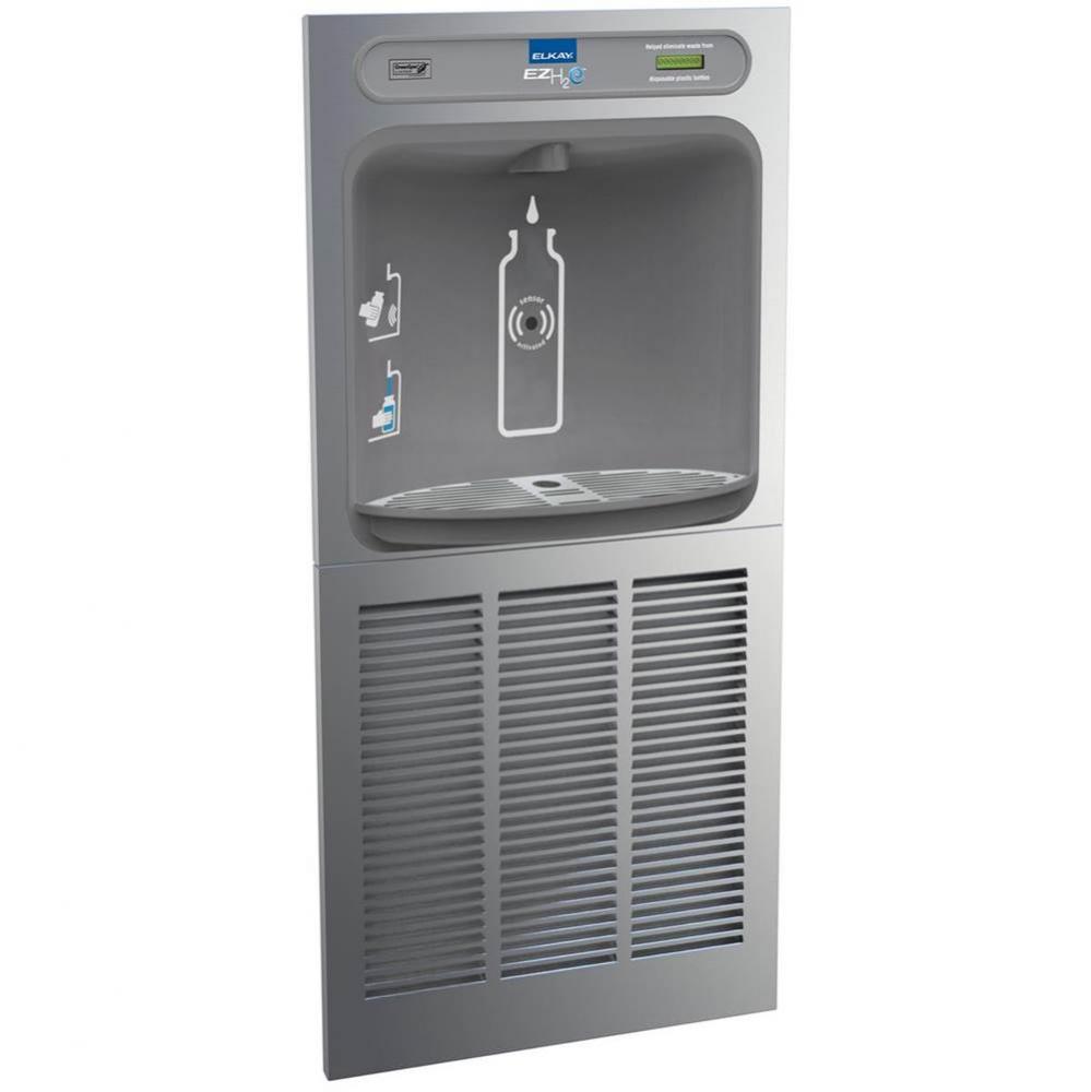 ezH2O In-Wall Bottle Filling Station with Mounting Frame, High Efficiency Non-Filtered Refrigerate