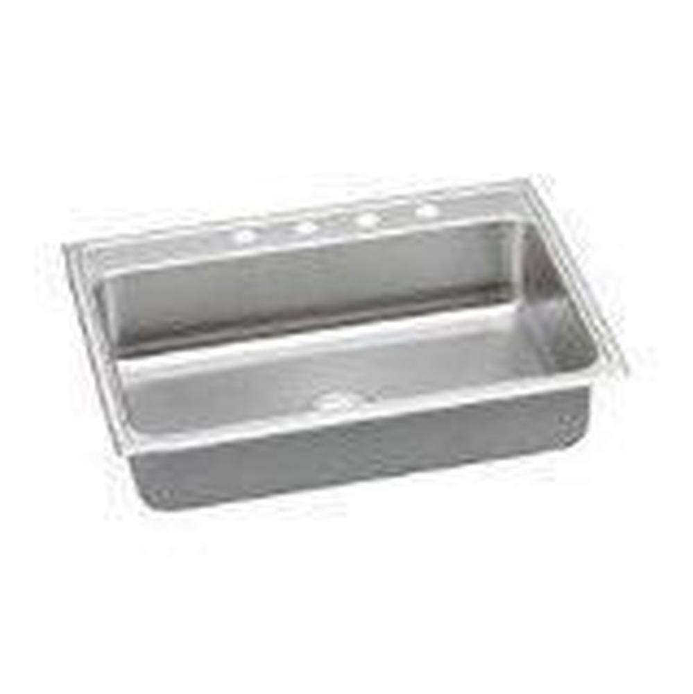 18 Gauge 31&apos;&apos; X 22&apos;&apos; X 7.6&apos;&apos; Single Bowl Kitchen Sink