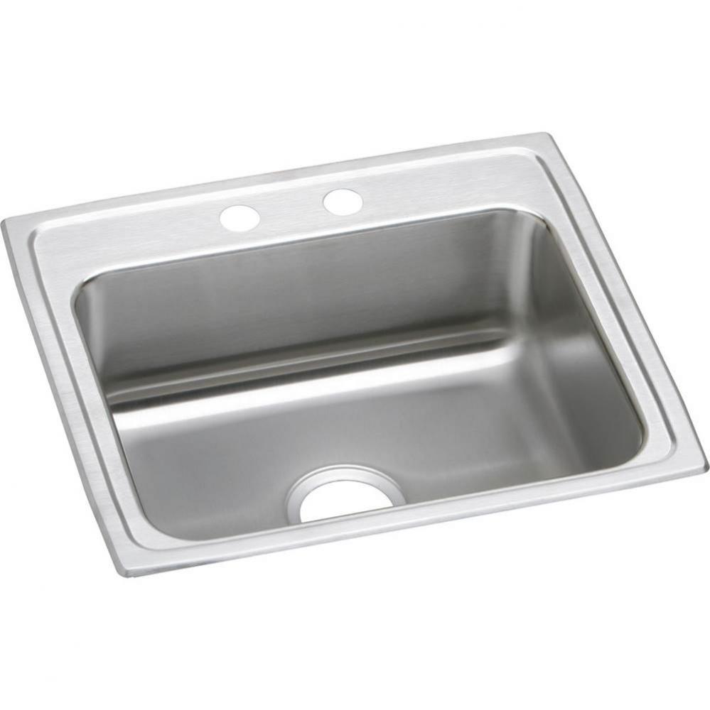 Lustertone Classic Stainless Steel 22&apos;&apos; x 19-1/2&apos;&apos; x 4&apos;&apos;, 5-Hole Sin