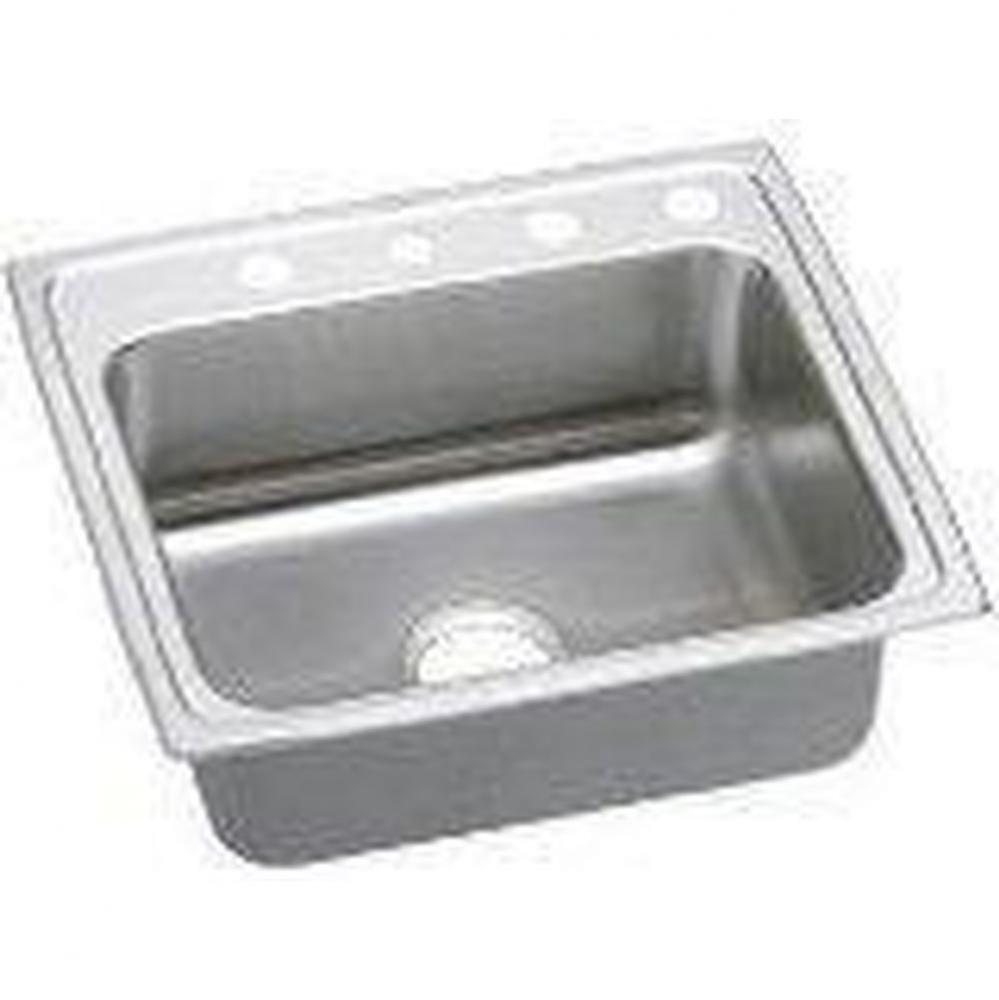 18 Gauge 22&apos;&apos; X 22&apos;&apos; X 5&apos;&apos; Single Bowl Kitchen Sink