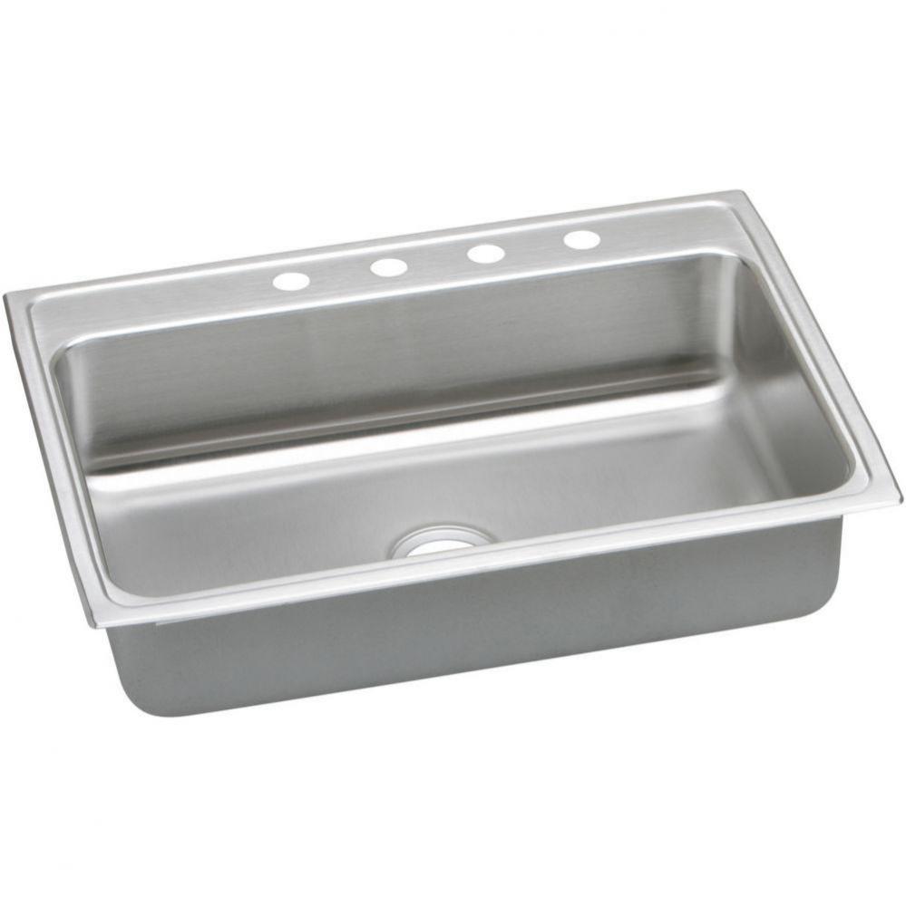 Lustertone Classic Stainless Steel 31&apos;&apos; x 22&apos;&apos; x 6-1/2&apos;&apos;, 2-Hole Sin