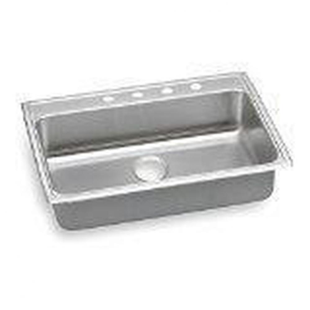 18 Gauge 31&apos;&apos; X 22&apos;&apos; X 5.5&apos;&apos; Single Bowl Kitchen Sink