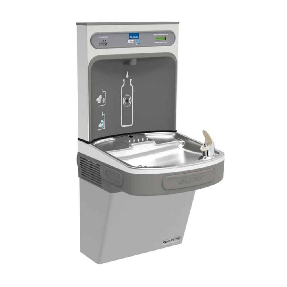 ezH2O Bottle Filling Station and Single ADA Cooler, High Efficiency Filtered Refrigerated Light Gr