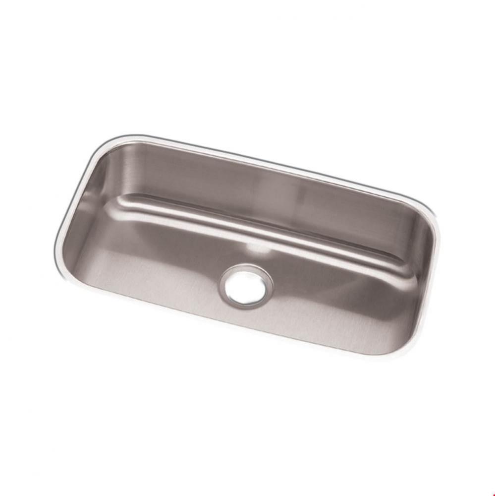 Dayton Stainless Steel 30-1/2&apos;&apos; x 18-1/4&apos;&apos; x 8&apos;&apos;, Single Bowl Underm