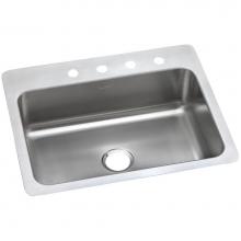 Elkay DSESR127224 - Dayton Stainless Steel 27'' x 22'' x 8'', Single Bowl Dual Mount Sin