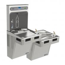 Elkay EMABFTLDDWSLK - ezH2O Bottle Filling Station with Mechanically Activated, Bi-Level ADA Cooler Non-Filtered Non-Ref