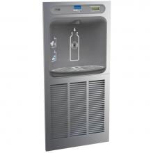 Elkay EZWSGRN8K - ezH2O In-Wall Bottle Filling Station, High Efficiency Non-Filtered Refrigerated Stainless