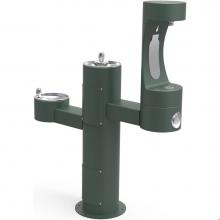 Elkay LK4430BF1MFRKEVG - Outdoor ezH2O Middle Bottle Filling Station Tri-Level Pedestal, Non-Filtered Non-Refrigerated FR E