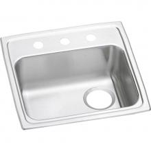 Elkay LRAD191855R2 - Lustertone Classic Stainless Steel 19'' x 18'' x 5-1/2'', 2-Hole Sin