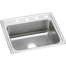 Elkay LRAD2521603 - Lustertone Classic Stainless Steel 25'' x 21-1/4'' x 6'', Single Bow