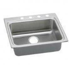 Elkay LRAD252260X - 18 Gauge 25'' X 22'' X 6'' Single Bowl Kitchen Sink