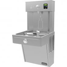 Elkay LVRC8WSK - ezH2O Vandal-Resistant Bottle Filling Station and Single Cooler, Filtered Refrigerated Stainless