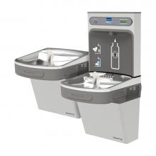 Elkay LZSTLDDWSSK - ezH2O Bottle Filling Station and Versatile Bi-Level ADA Cooler, Filtered Non-Refrigerated Stainles