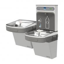 Elkay LZSTLG8WSLK - ezH2O Bottle Filling Station and Versatile Bi-Level ADA Cooler, High Efficiency Filtered Refrigera