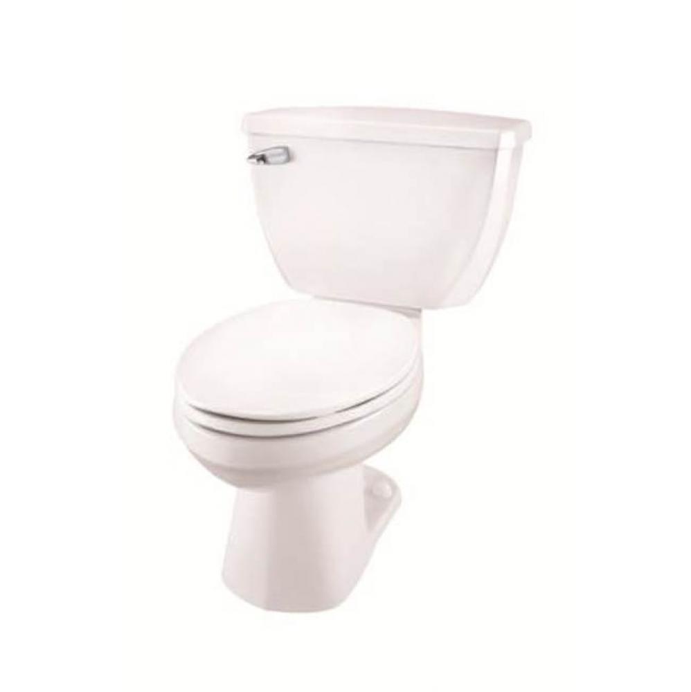 Ultra Flush 1.28Gpf El 10&apos;&apos; Ri Combo: Ghe21372 Bowl W/ Ghe28385 Tank White