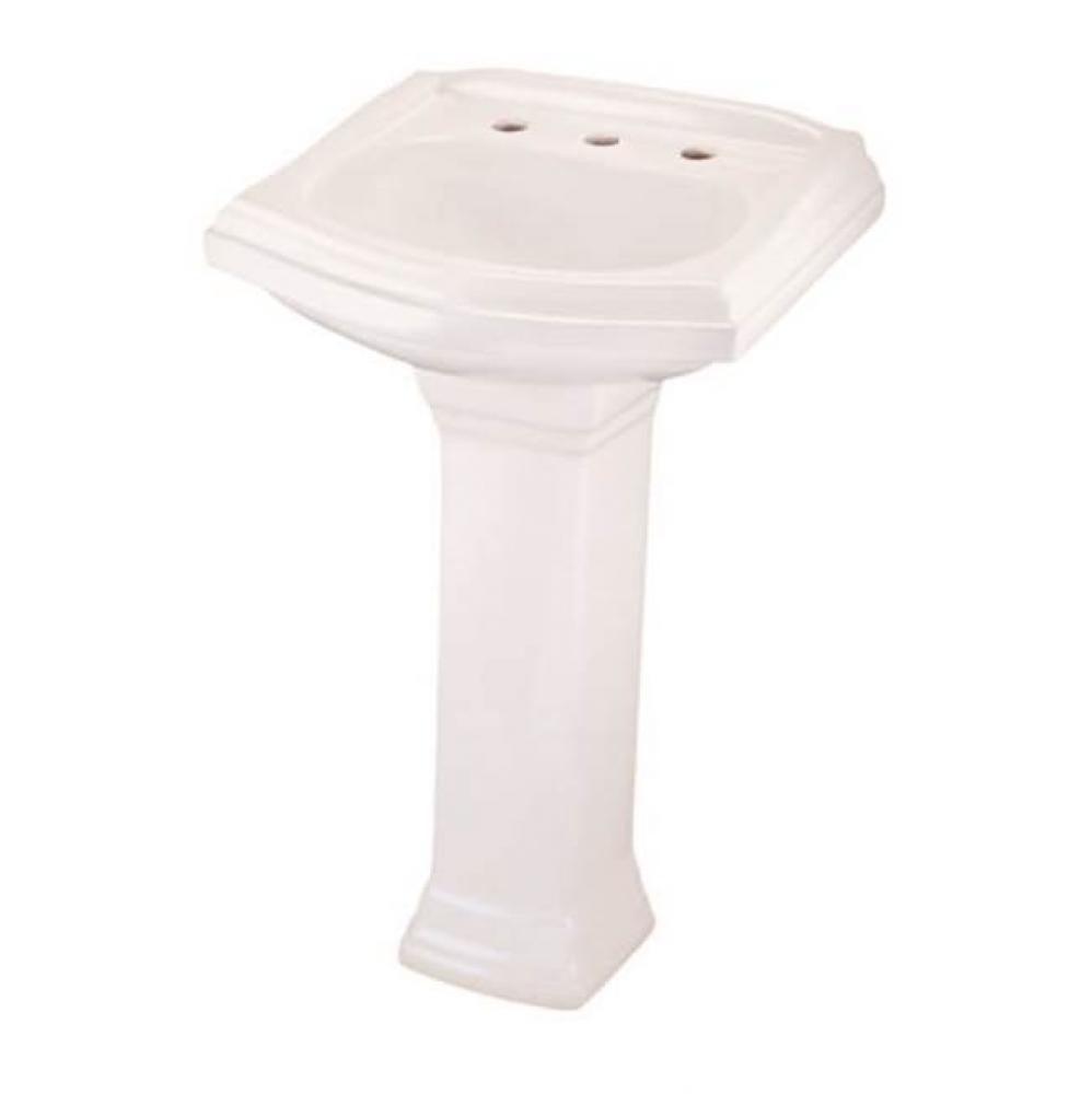 Allerton Petite 8&apos;&apos;CC Petite Ped Lav Combo: G0012569 Lav w/ G0029843 Ped White