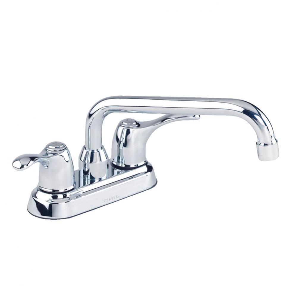 Allerton 2H Laundry Faucet 4&apos;&apos; Centers 8&apos;&apos; Spout 2.2gpm Chrome