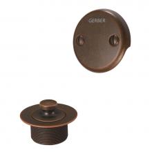 Gerber Plumbing G0086883BR - Gerber Classics Lift & Turn Drain Trim Kit Tumbled Bronze